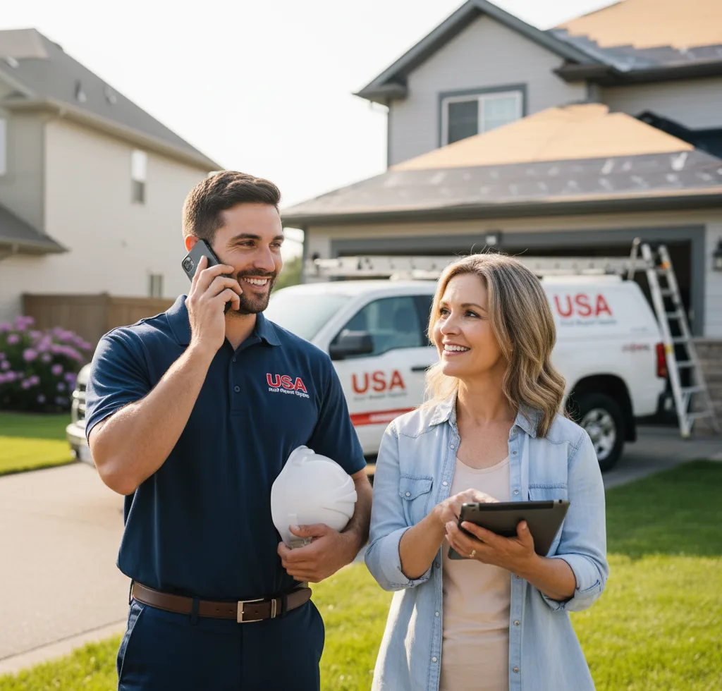 USA Roof Repair Experts customer support in Mcdonald